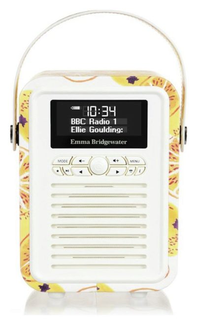 VQ - Emma Bridgewater Retro Mini DAB FM Radio - Marmalade